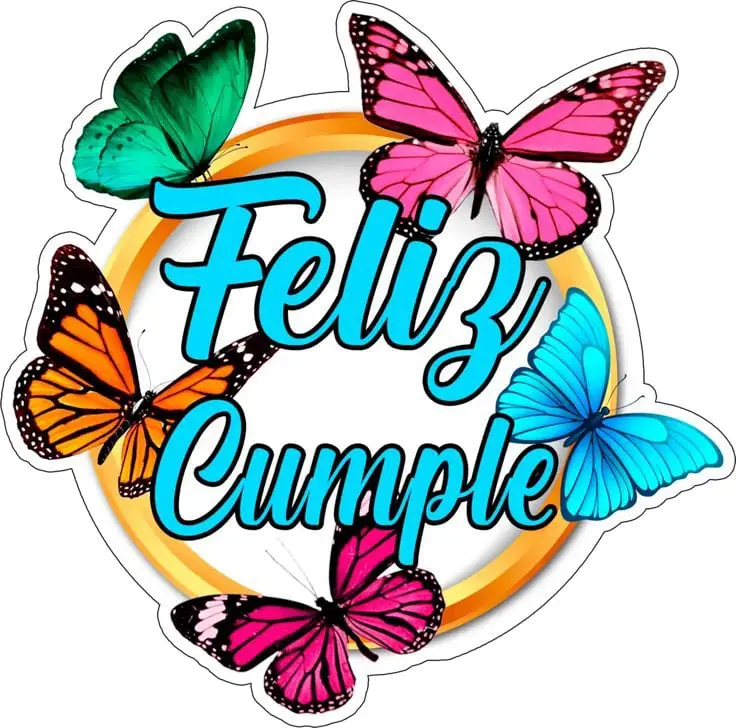 Stickers UV DTF PERU feliz cumpleaños en pinterst